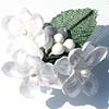 Decorate your personalized wedding bubbles with one of these beautiful embellishments. Choose from paper roses, cala lilies, seashells, glass heart charms, lotus blossoms, daisies and more!